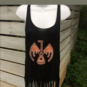 Brandy Melville Fringe shirt